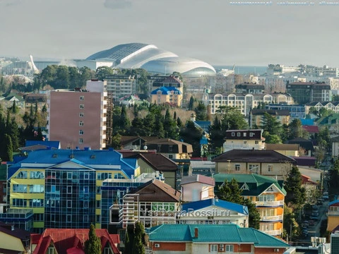 Sochi. Олимпийские объекты как инопланетные корабли, прибывшие на Черноморский курорт.