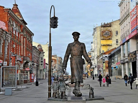 Samara. Подарок великого мастера Церетели Самаре.