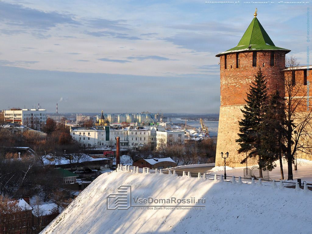 Nizhny Novgorod. Nizhny Novgorod is in full view from the walls of city Kremlin