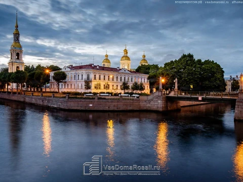 Admiralteisky district, Saint Petersburg. Вечер на Канале Грибоедова.
