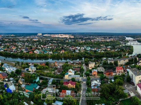 Пенза. На панораме река Мойка в Пензе и остров Пески