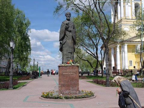 Perm. Monument to St Nicholas the Wonderworker